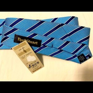 NWT $150 Paul Stuart Silk & Cotton Tie. Hand made in the USA!